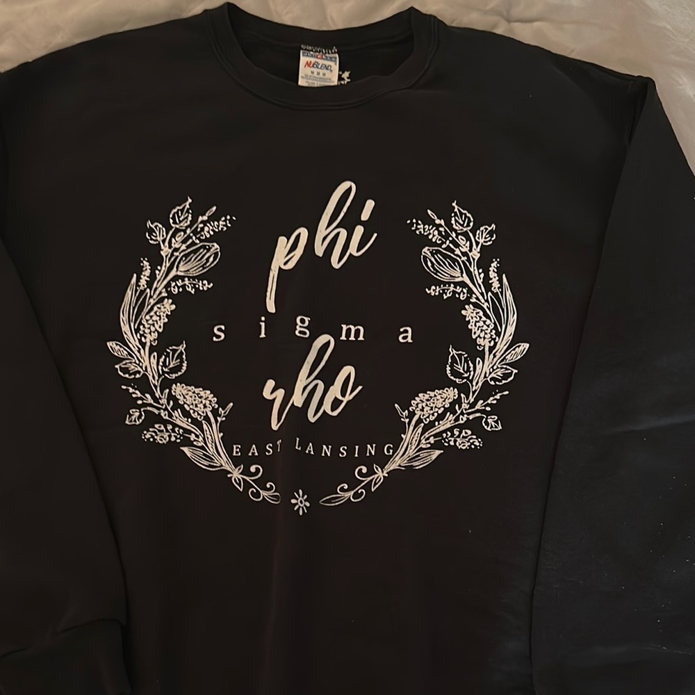 Phi Sigma Rho Black Crew Neck